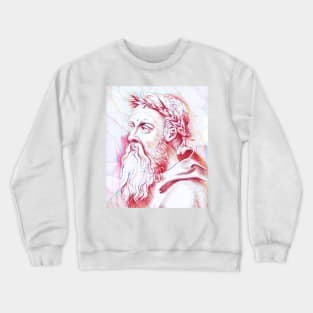 Heraclitus Portrait | Heraclitus Artwork | Line Art Crewneck Sweatshirt